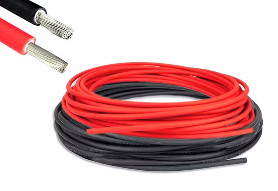 TUV Resistant Solar Wire 6mm PV Cable 10AWG Two-Color Solar Cable