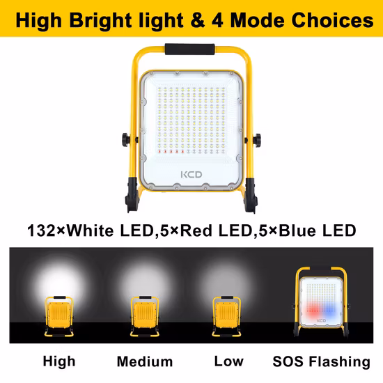 30W Arbeitsscheinwerfer Garten Schlank Rotierende Campingbeleuchtung Traktor Fahren Tragbares Solar-USB-Ladegerät LED-Flutlicht